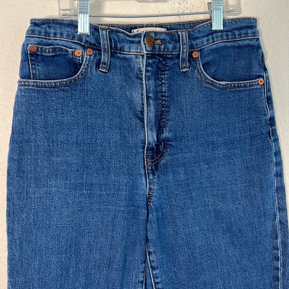 Madewell High Rise Taper Leg Jeans. Size 27 - Picture 3 of 11
